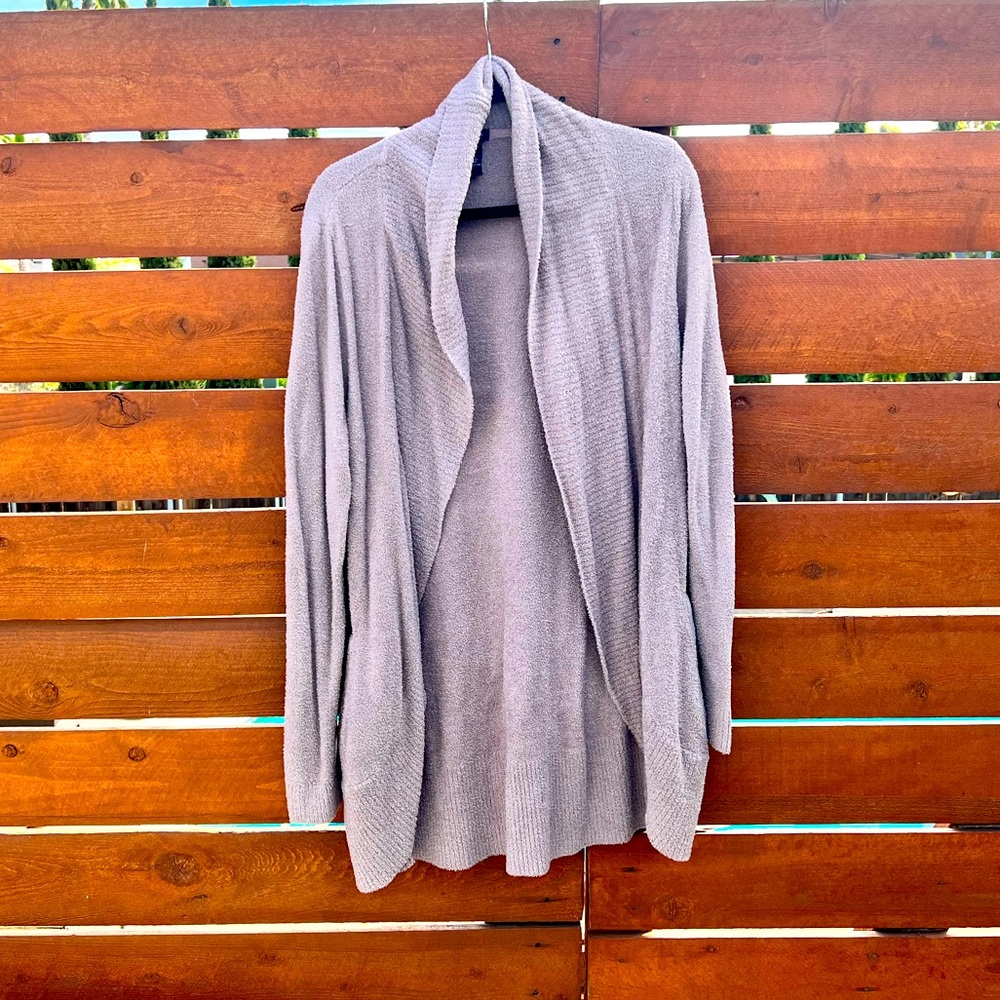 VERY soft cardigan sweater. Size large.
